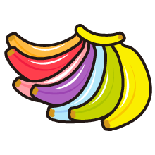 虹色バナナ